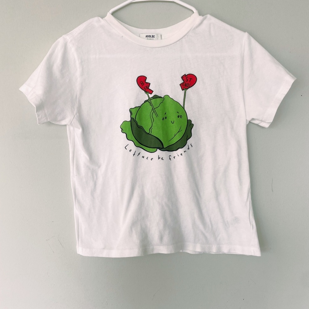 AGOLDE Lettuce Be Friends Baby Tee